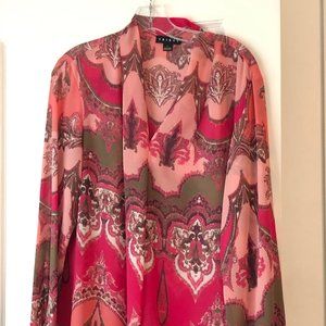 FLOWY POLYESTER BLOUSE